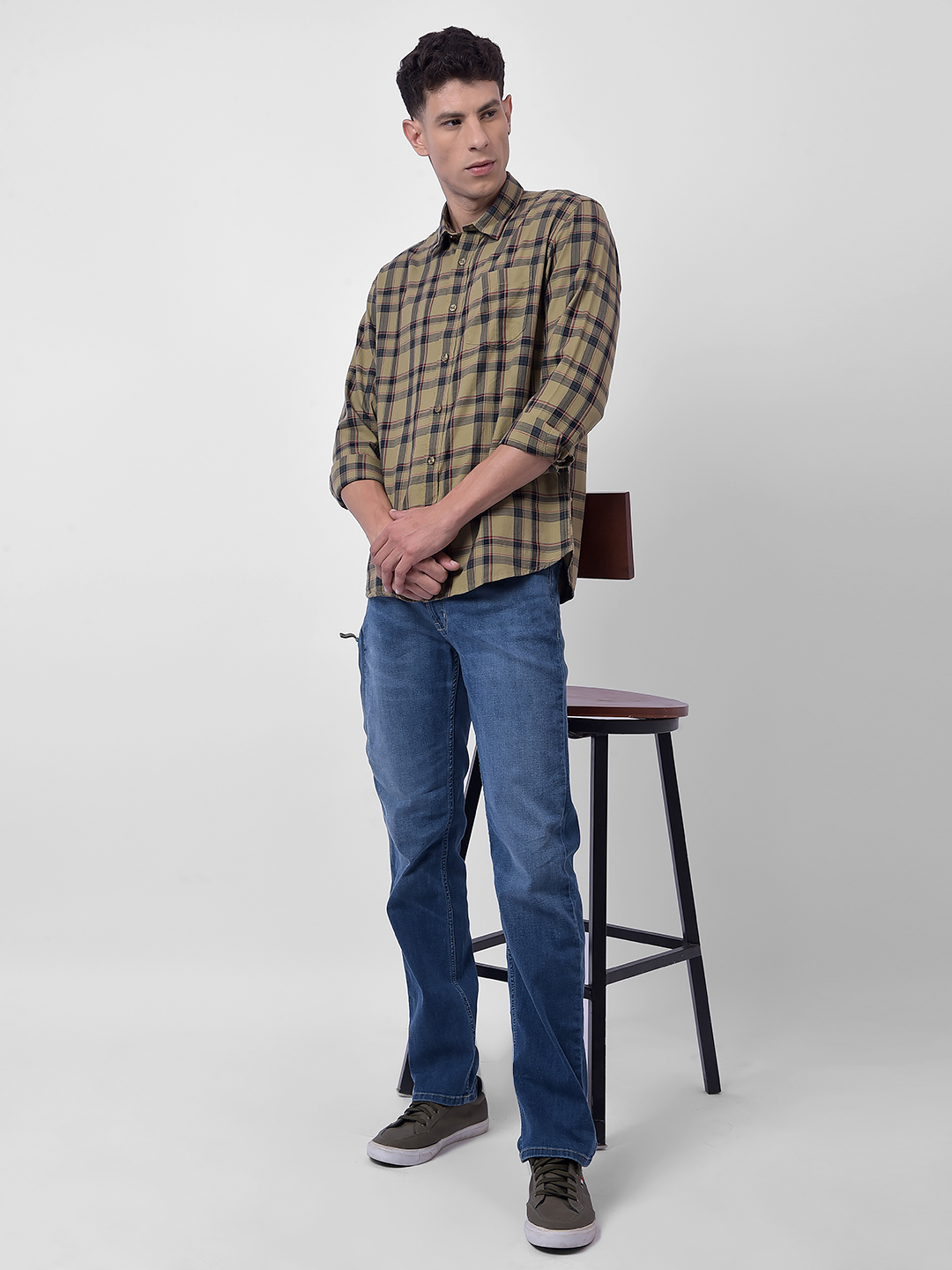 Numero Uno Men Packable Blue Regular Fit Sustainable Jeans